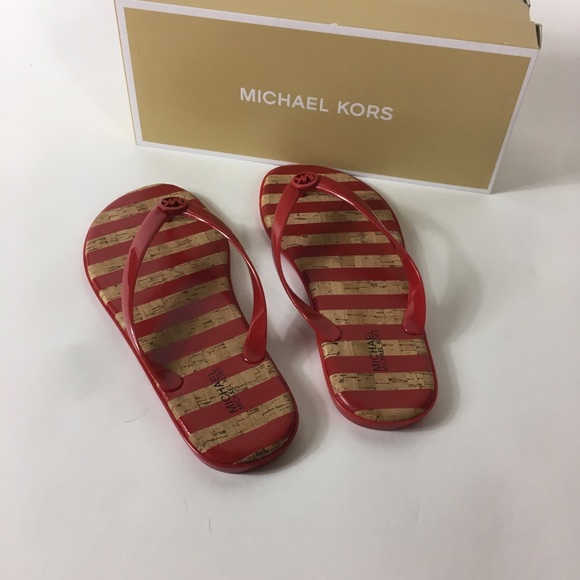 Michael Kors Jet Set Thong Flip Flop Sandals - Picture 5 of 8